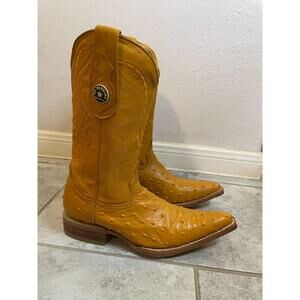 ""EL PADRINO Western Leather Cowboy Boots Men's Size US 6 Mexico 25 EUC""